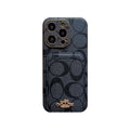 Klassisk iPhone-etui med kortholder Sort -KB241651