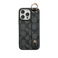Capa clássica para iPhone com suporte, preta - Tamanho PW240330