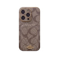 Klassisk iPhone-etui med kortholder kaffe -KB241651