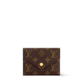 Monogram Envelope Wallet – Compact Zip Card Holder with Elegant Design