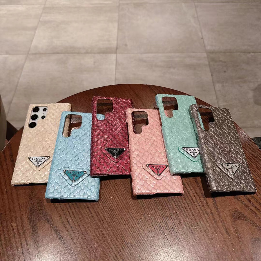 Stylové PR pouzdro na telefon Snake Print pro Samsung Galaxy