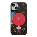 Luksus Ballon & Hjerte Læder iPhone-etui