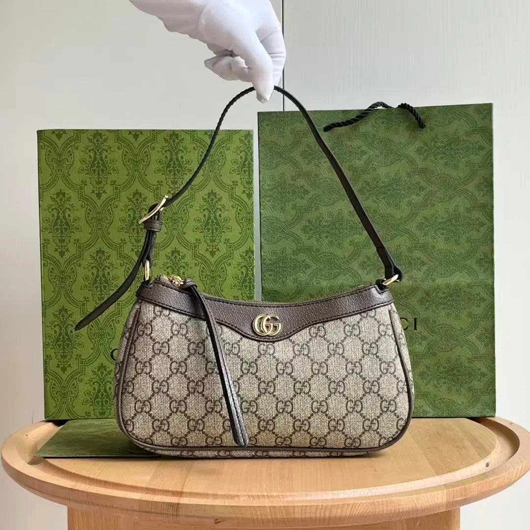 Canvas Patterned Shoulder Bag