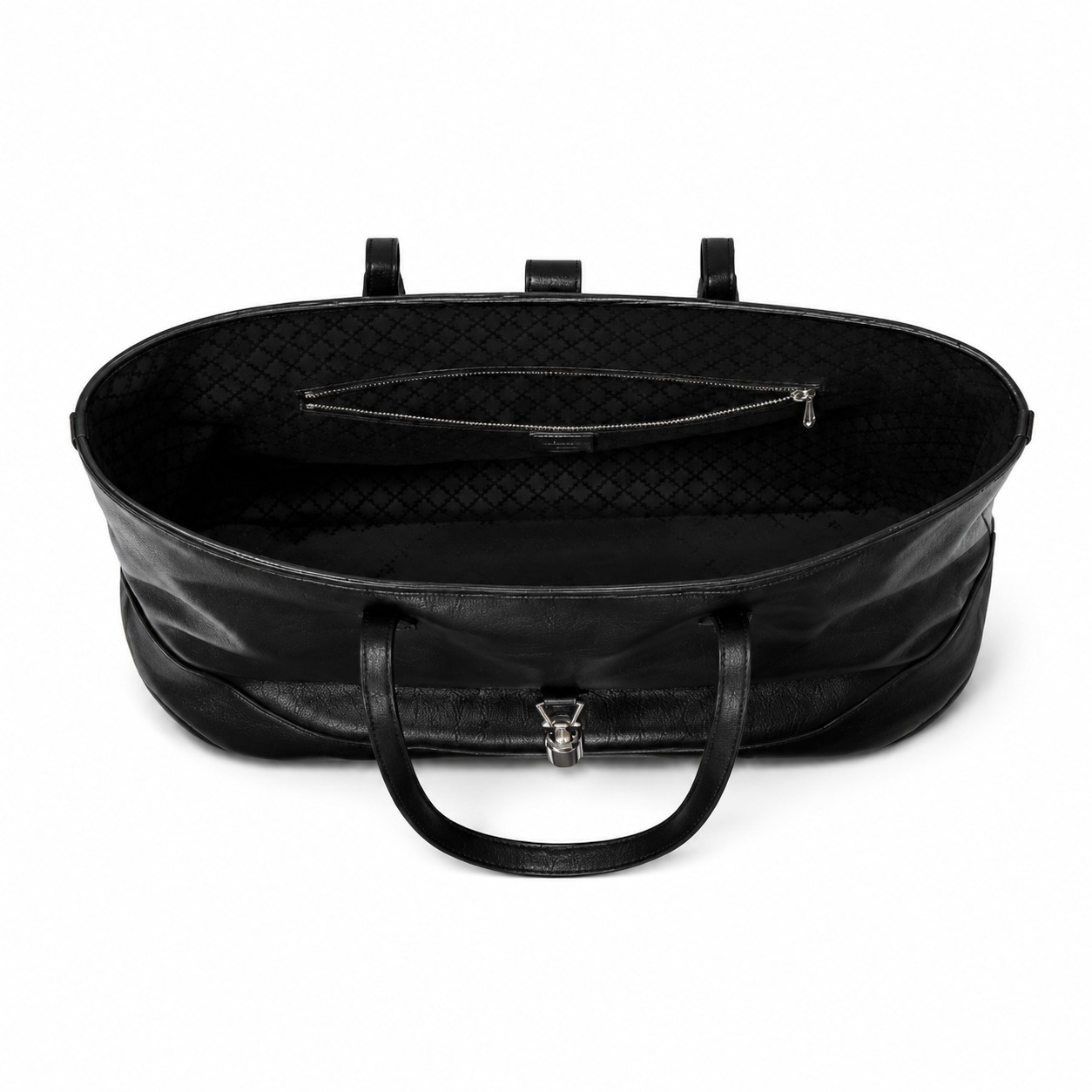 Luxury Black Leather Tote Bag – Timeless Everyday Shoulder Bag
