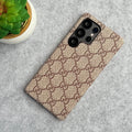 Luxuriöse Premium-PU-Lederhülle mit Muster für Samsung Galaxy