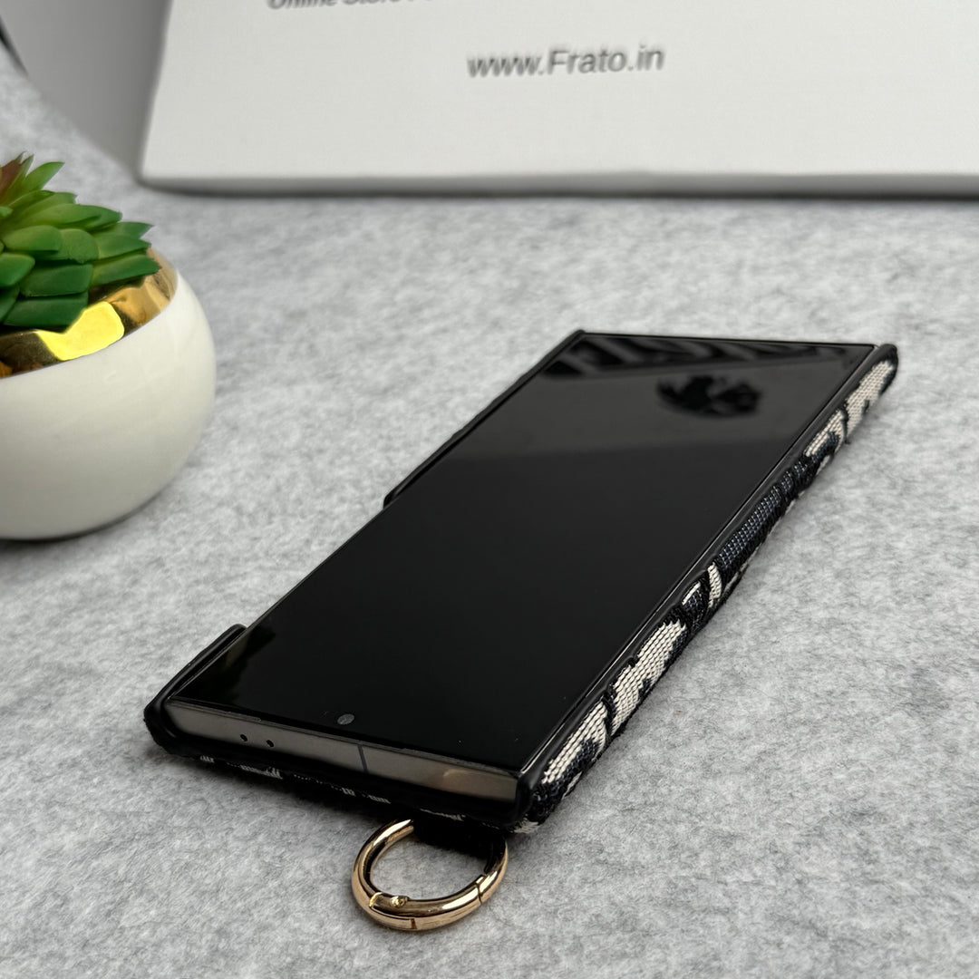 삼성 갤럭시용 럭셔리 브랜드 C Dior 패턴 케이스