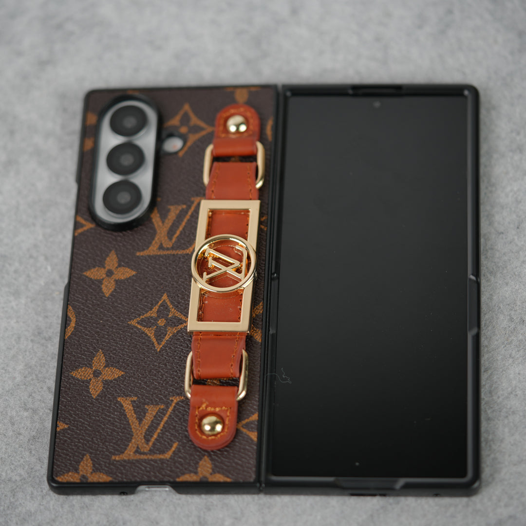 Luxusní značkové pouzdro na řemínek pro Samsung Z Fold 7-4
