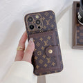 Luksus klassisk farve kort taske iPhone etui