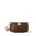 Multi-Pocket Crossbody Bag – Monogram Canvas Style