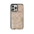 Klassisk iPhone-etui med pung og rem Hvid -SZK240402
