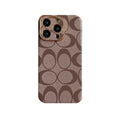 Klassisk iPhone Case Læder Light Brow -QBK240513