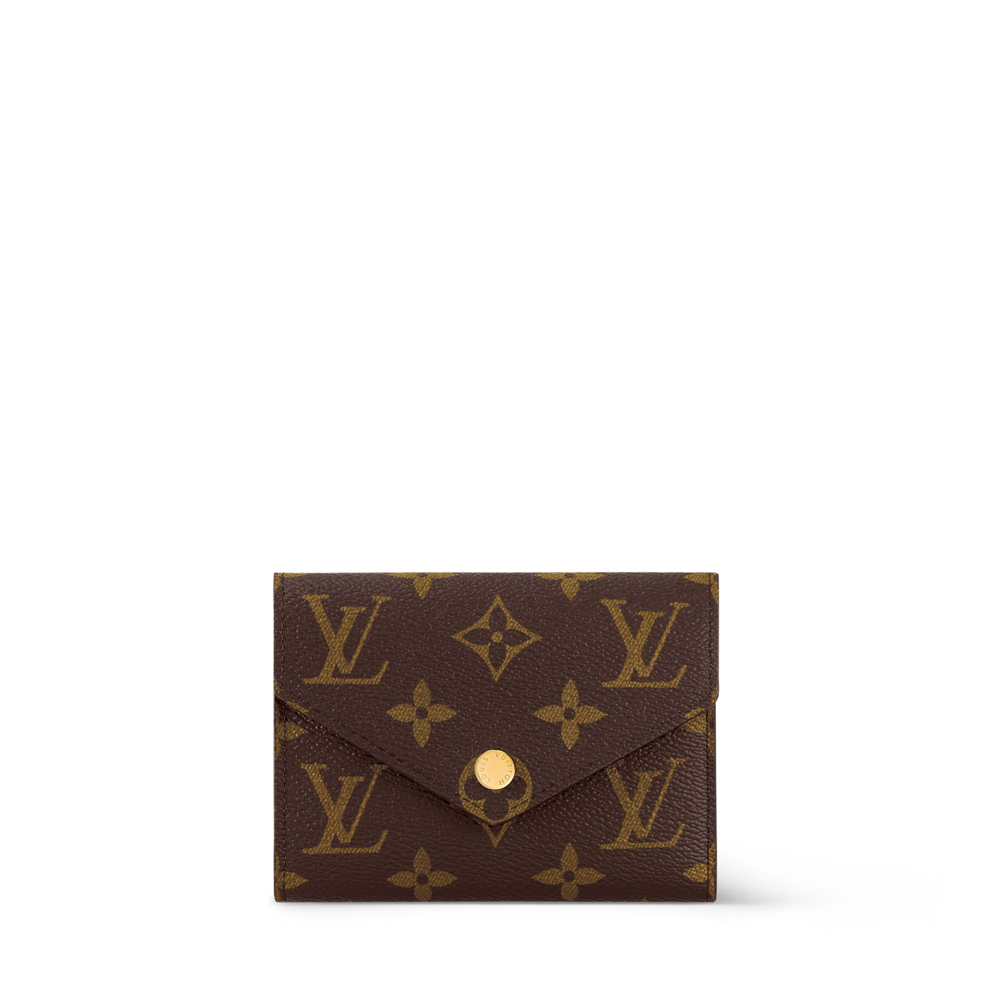 Monogram Envelope Wallet – Compact Zip Card Holder with Elegant Design