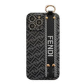 Eleganckie etui na iPhone'a z opaską na nadgarstek