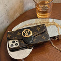 Luxuriöse iPhone-Hülle mit CrossBody-Kartenhalter