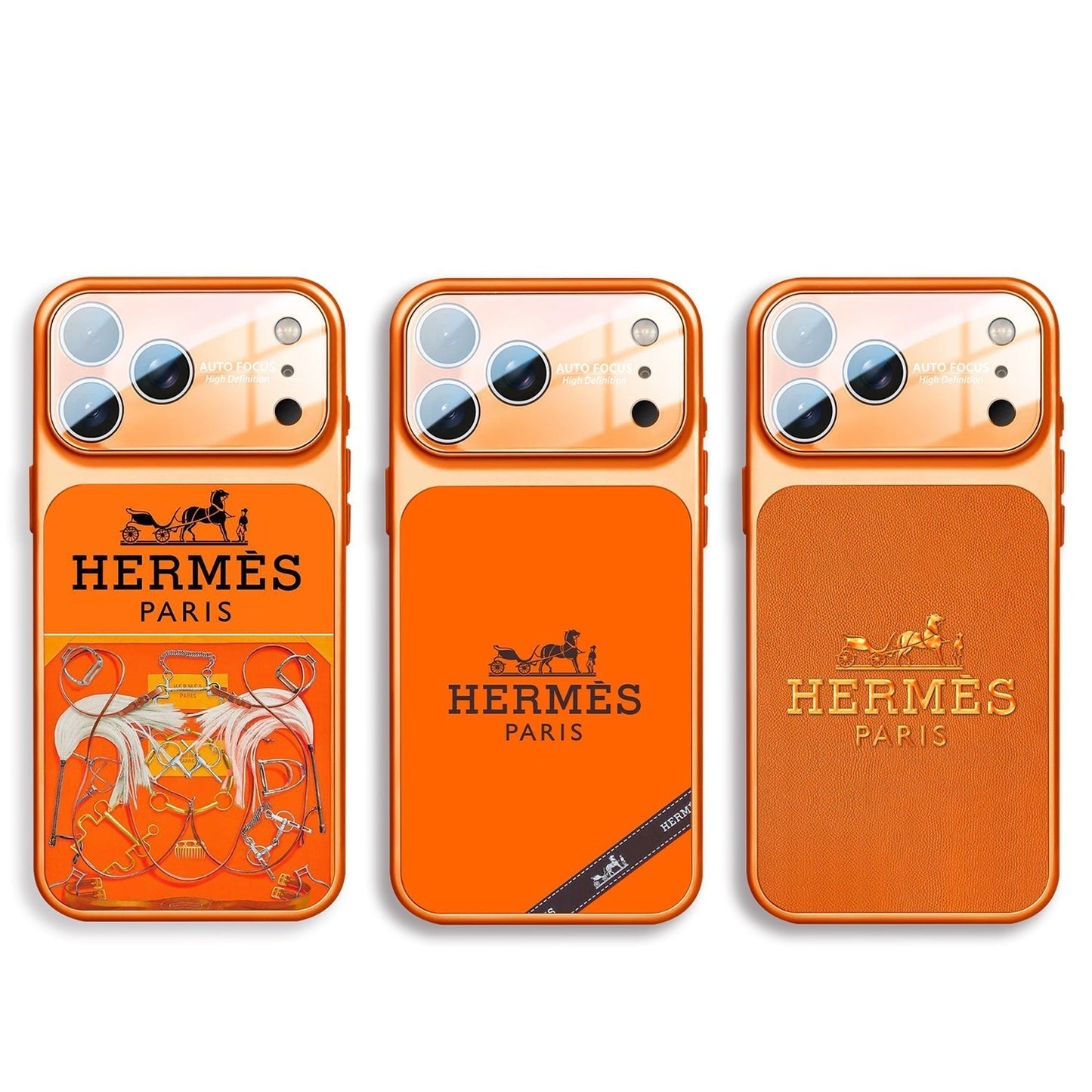H Luxury Orange Series iPhone Case