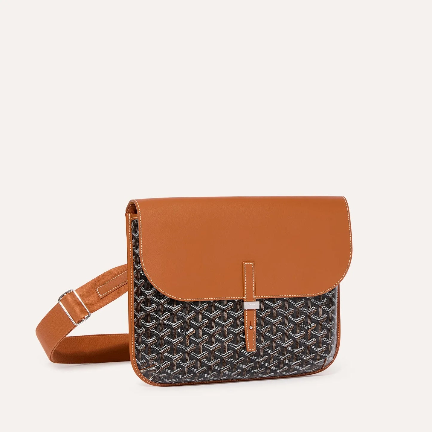Leather Crossbody Messenger Bag – Elegant Everyday Shoulder Bag