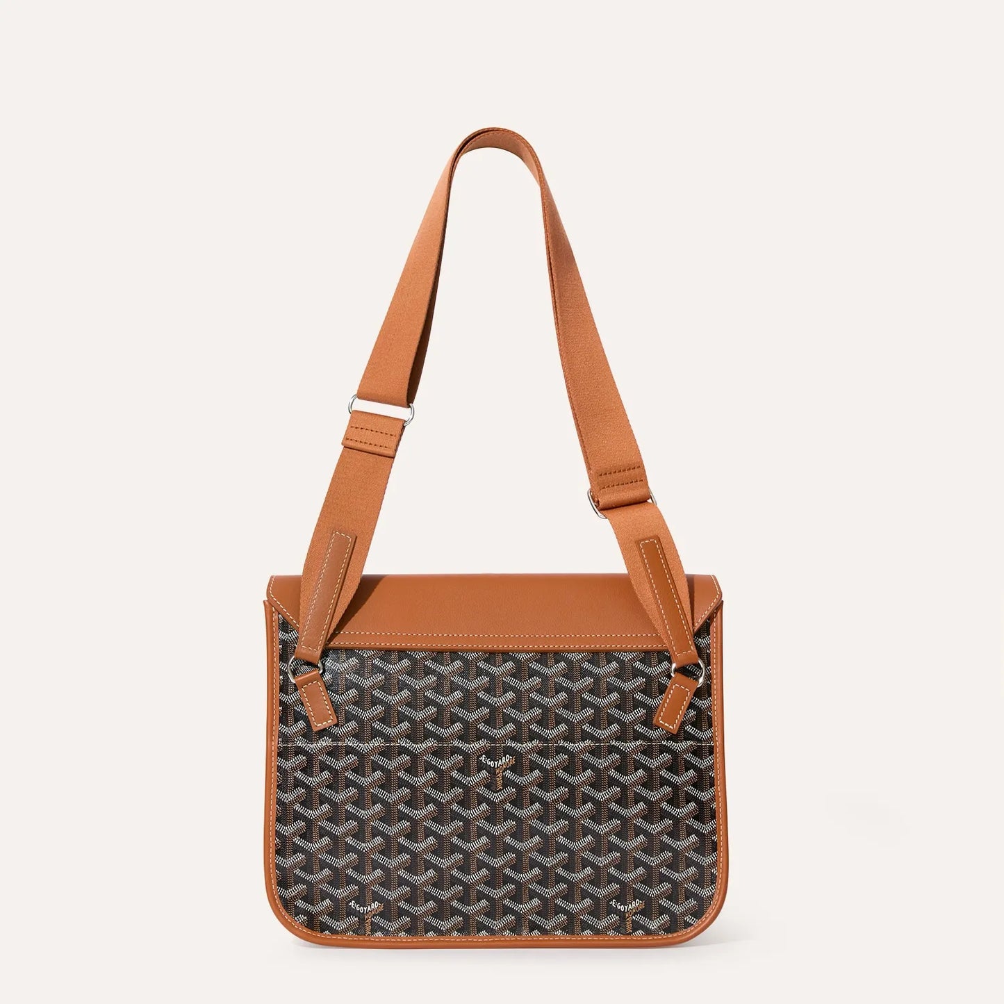 Leather Crossbody Messenger Bag – Elegant Everyday Shoulder Bag