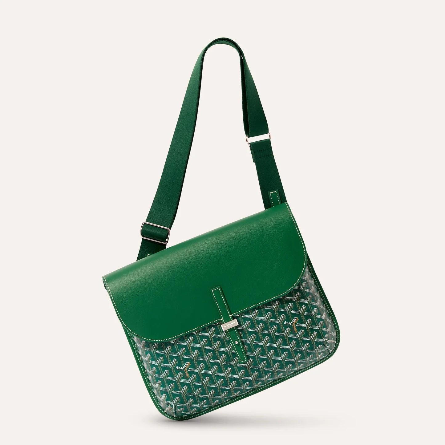 Leather Crossbody Messenger Bag – Elegant Everyday Shoulder Bag