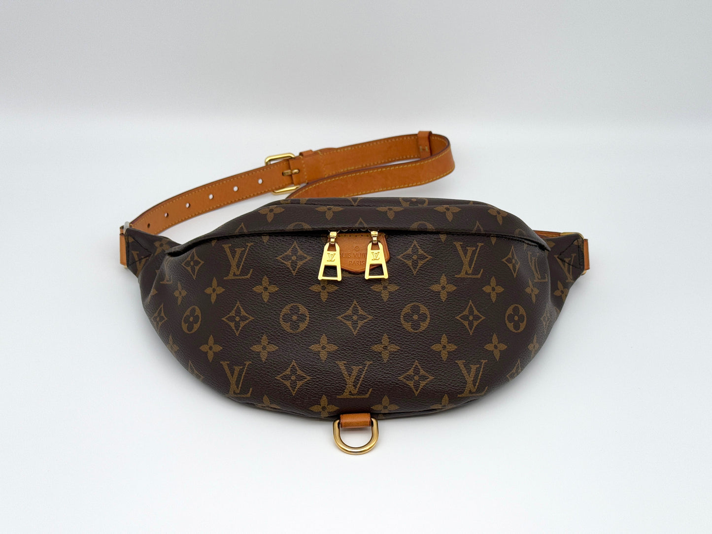 Klassisk monogramtaske – Justerbar crossbody-taljetaske