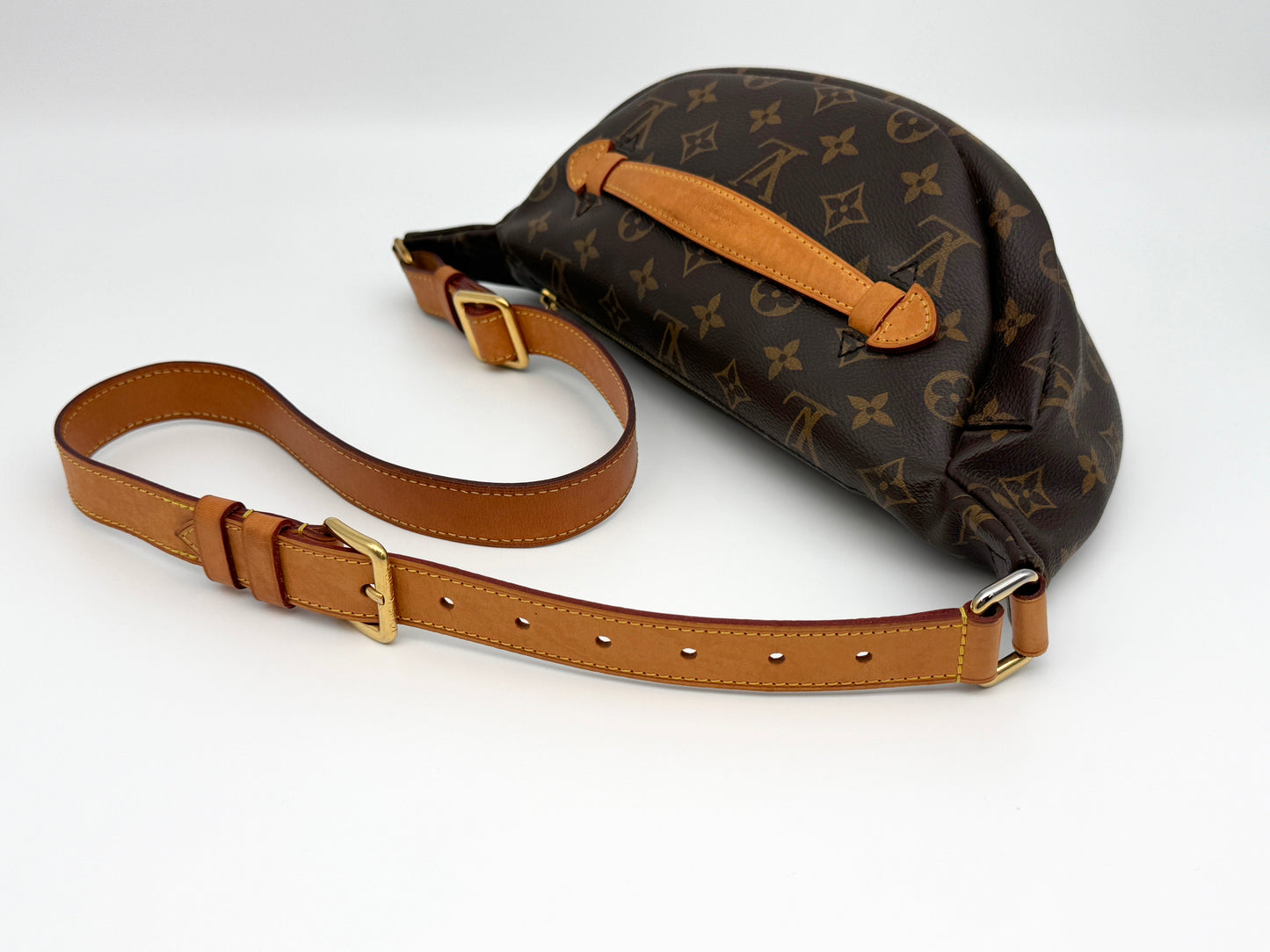 Klassisk monogramtaske – Justerbar crossbody-taljetaske