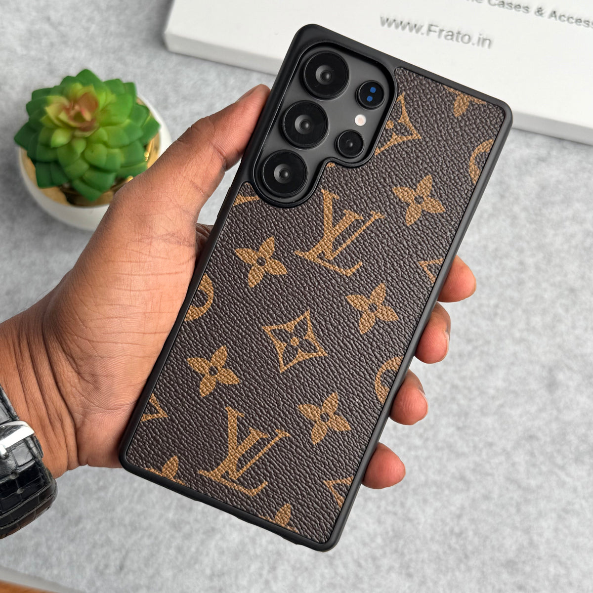 PU-LEDERHÜLLE DER LUXUSMARKE FÜR SAMSUNG GALAXY
