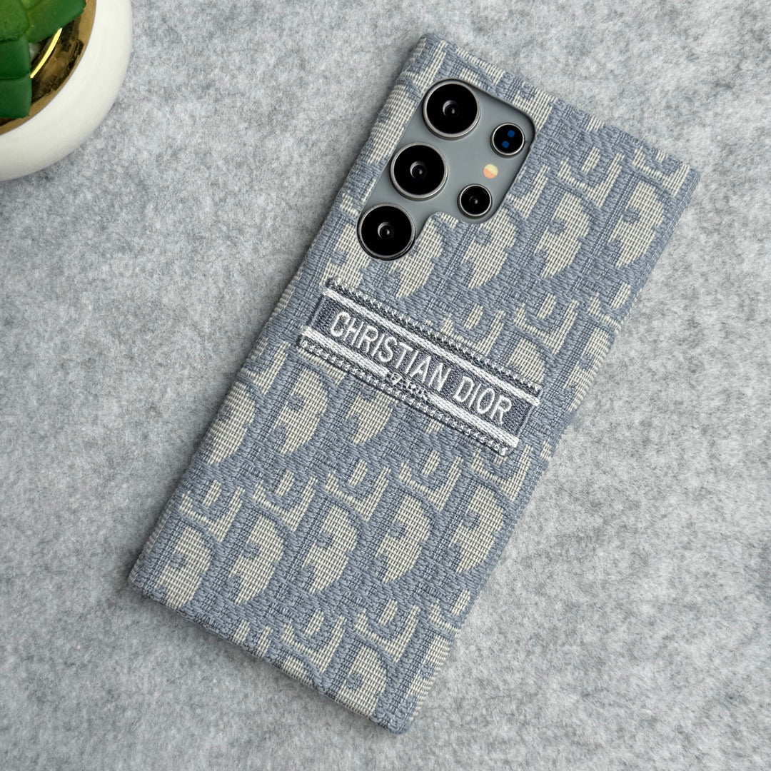 Luxusní designové pouzdro značky C Dior pro Samsung Galaxy