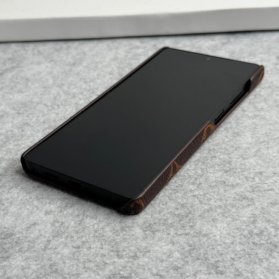 LUXUSNÍ KOMPLETNÍ DESIGNOVÉ POUZDRO z PU KŮŽE PRO SAMSUNG GALAXY