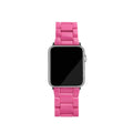 Bracelet Apple Watch en rose fluo