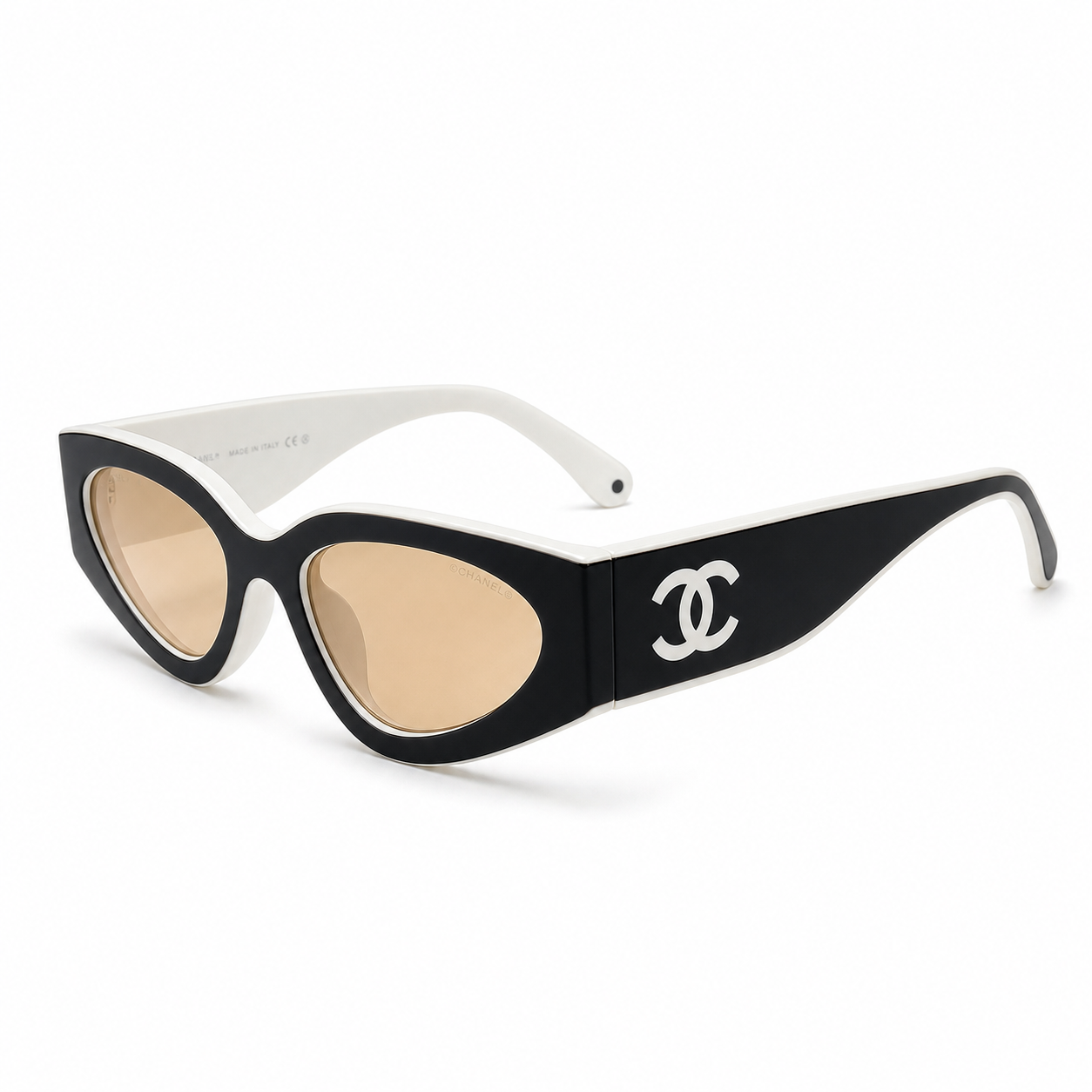 Luxury Two-Tone Cat Eye Sunglasses– Elegant & Timeless