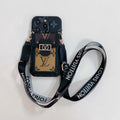 Luksus kortholder Crossbody iPhone etui