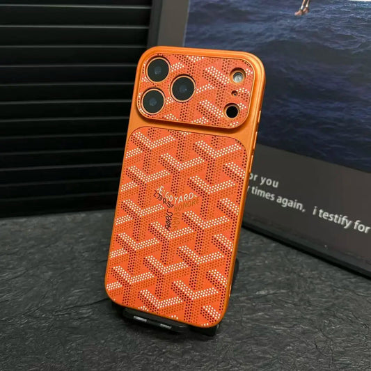 G-Y スタイリッシュなエンボステクスチャー iPhone 用ケース