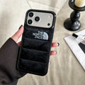 Capa para iPhone em camurça North Puffer
