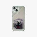Étui iPhone miroir | Couple Chiens Samoyède (Achetez-en 2 et obtenez 50 % de réduction sur un)